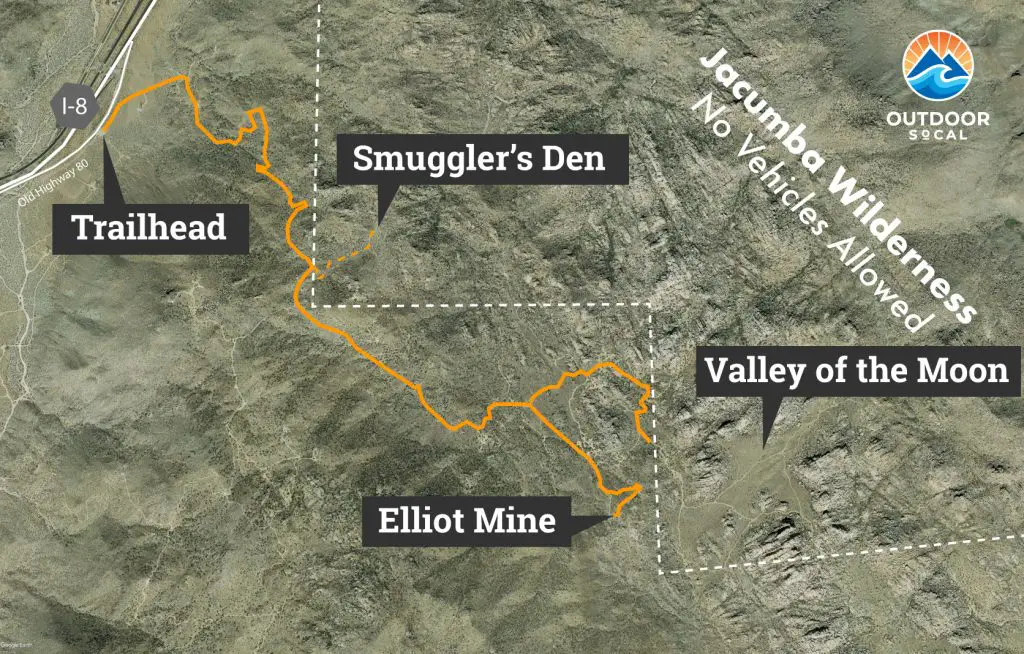 Valley of the Moon Map