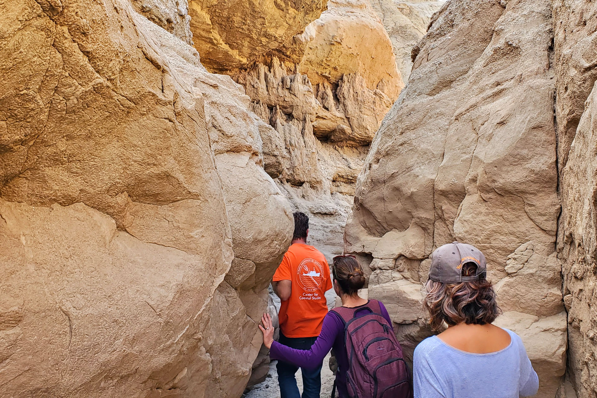 Slot Canyon Trail Hikers