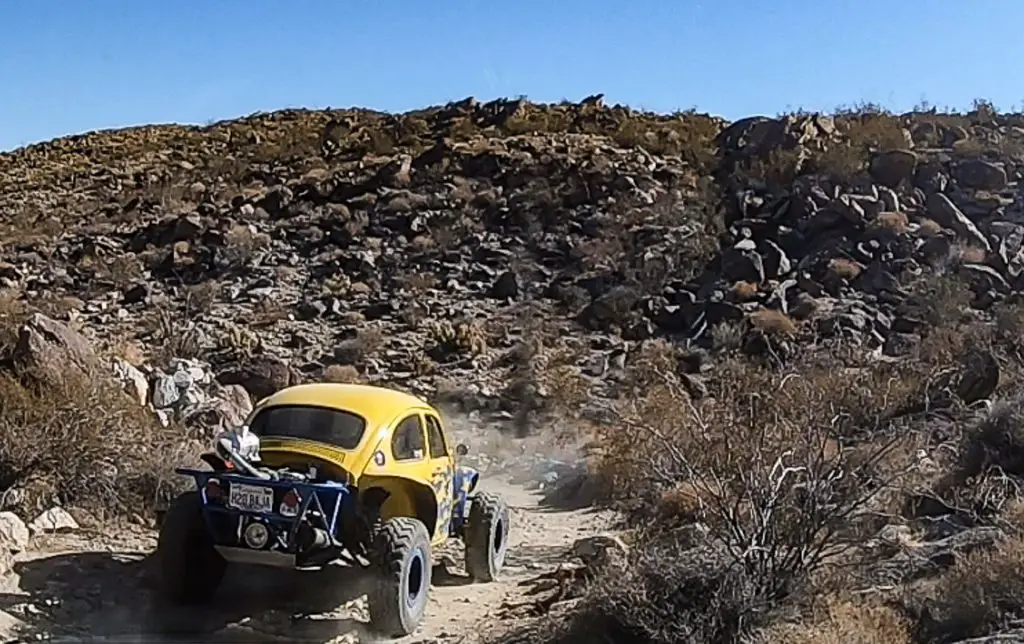 Dune buggy in Coyote Canyon