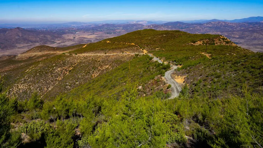 Otay Mountain Truck Trail North View