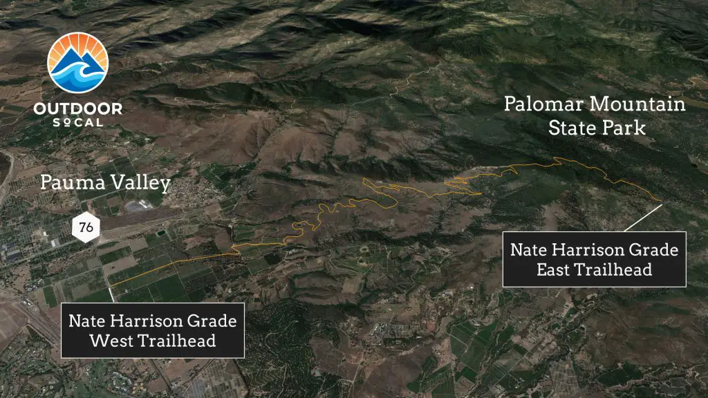 Nate Harrison Grade Trail Map