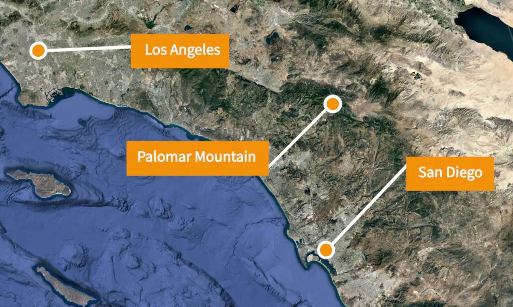 Palomar Mountain Map