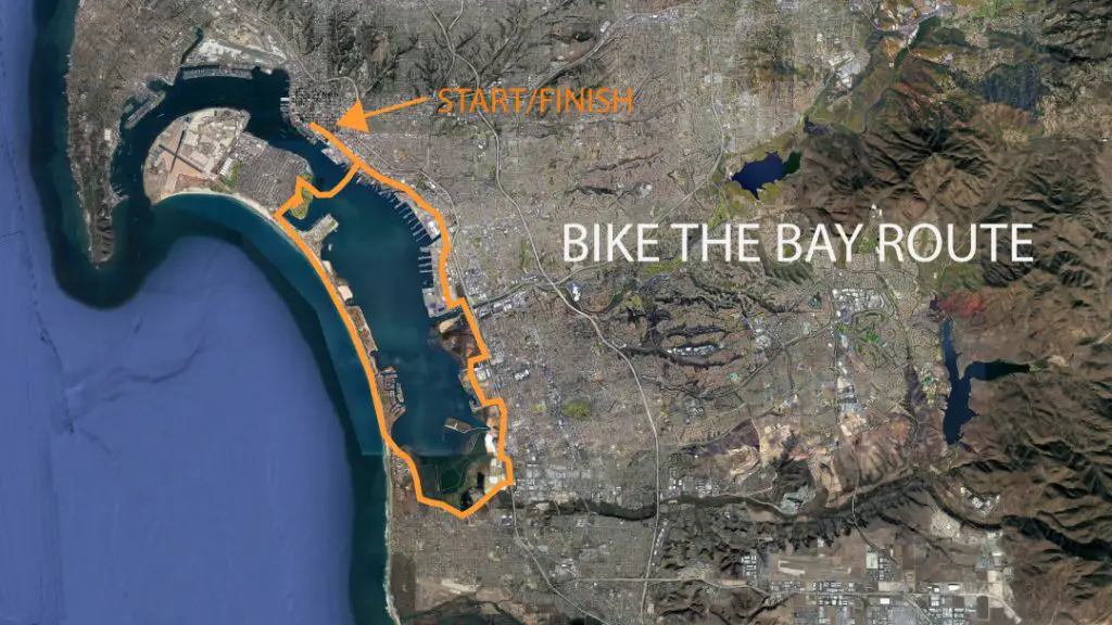 Bike the Bay Route Map