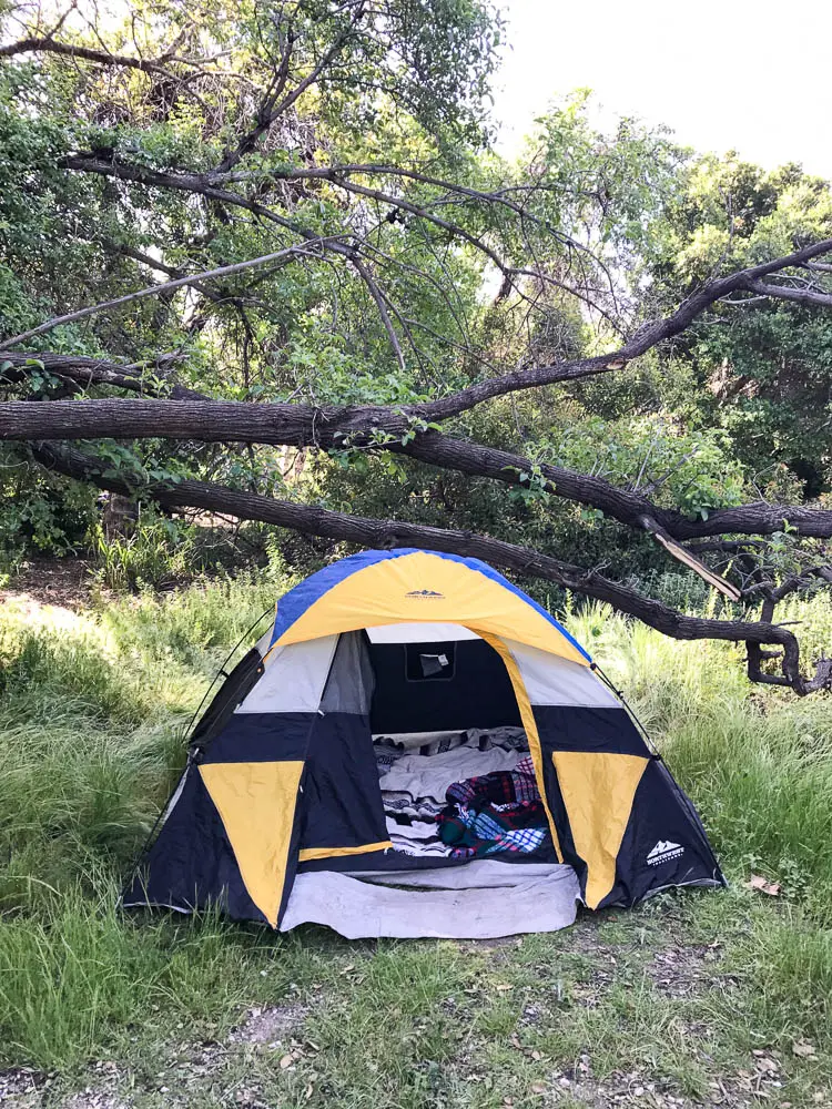 Leo Carrillo Campsite tent