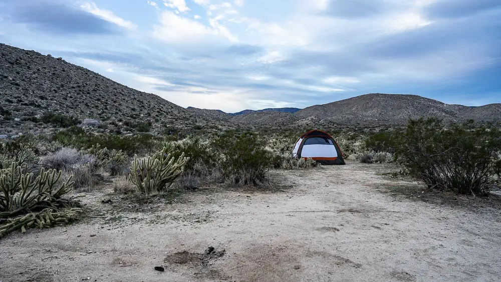 Dispersed Camping Anza Borrego