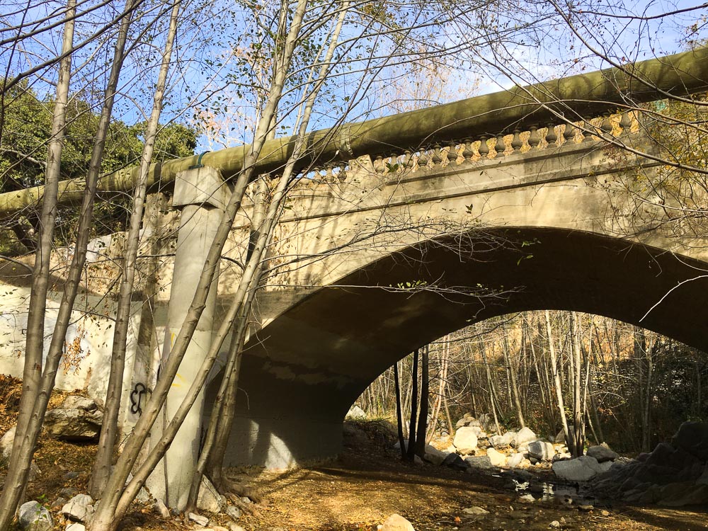 El Prieto Trail bridge