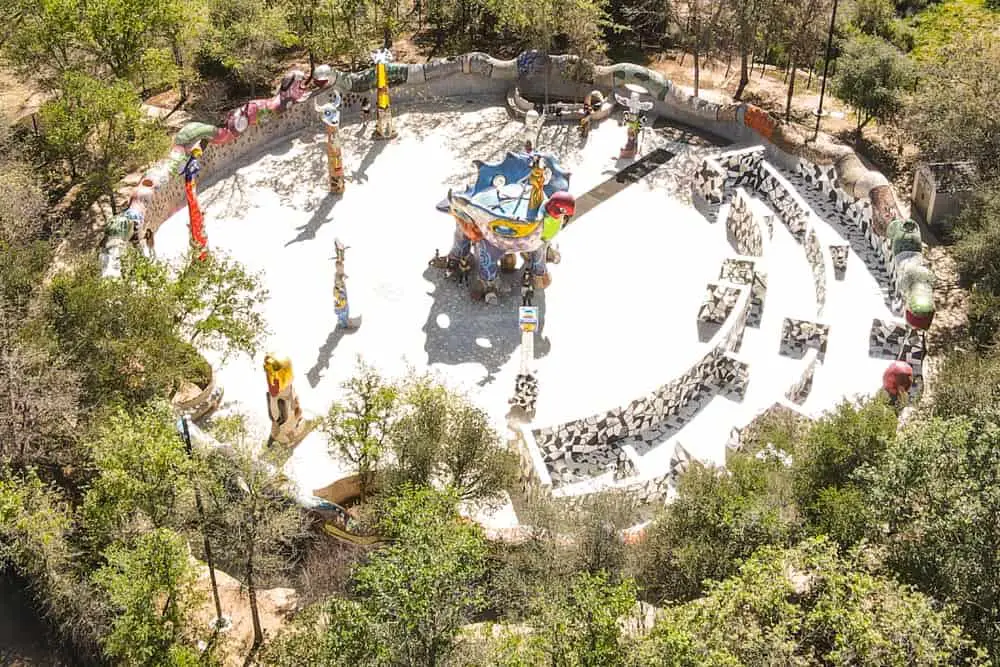 Aerial view of Queen Califia's Magic Circle