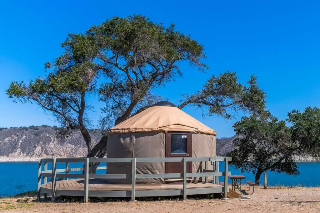 Santa Barbara glamping yurt