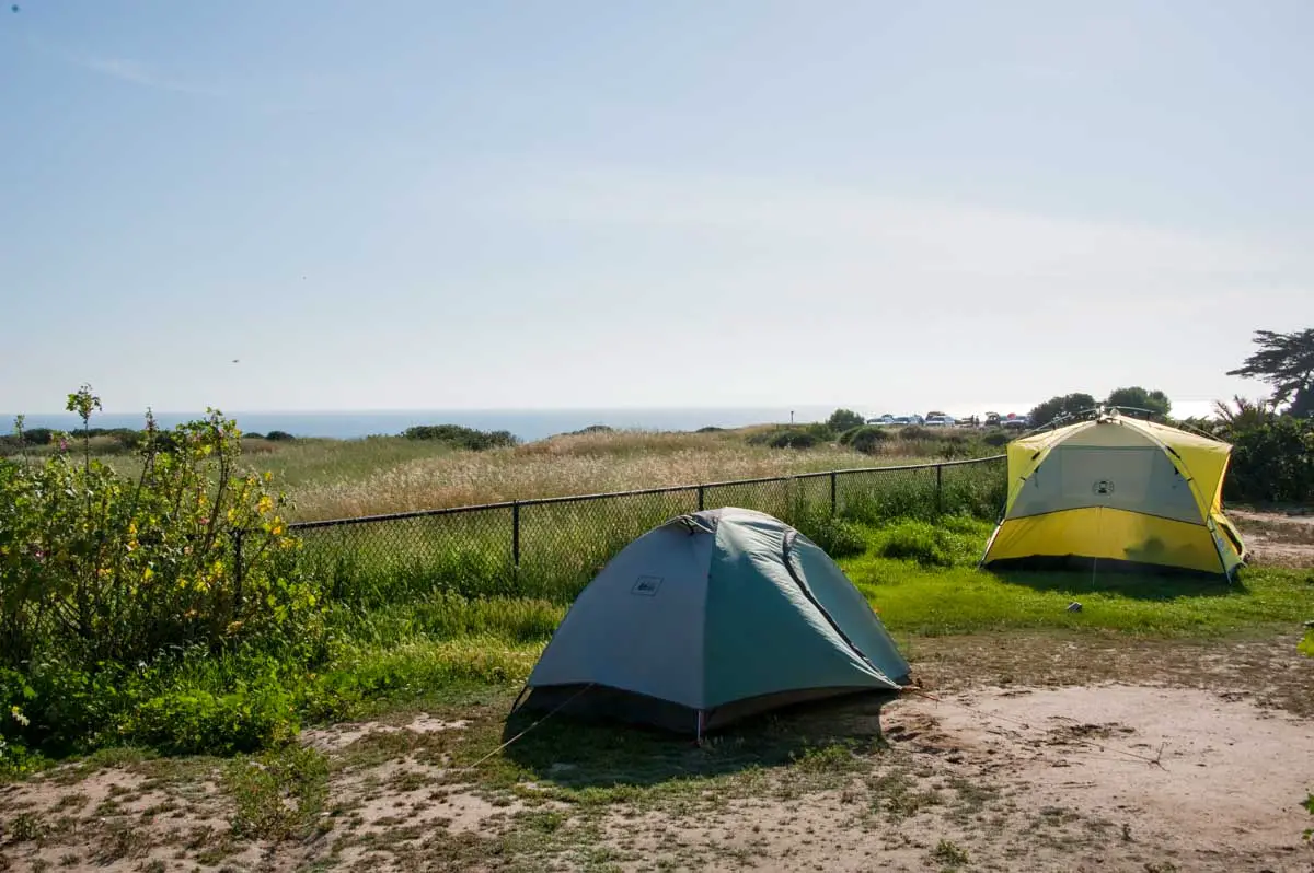 Camping at San Onofre State Beach