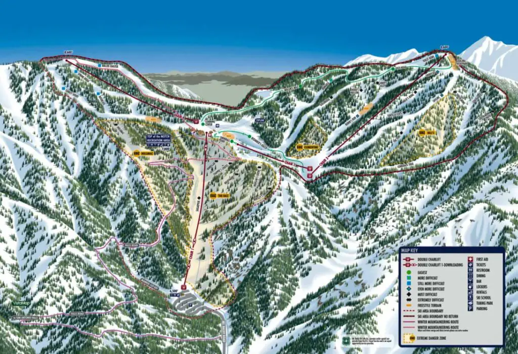 Mount Baldy Ski Resort Trail Map