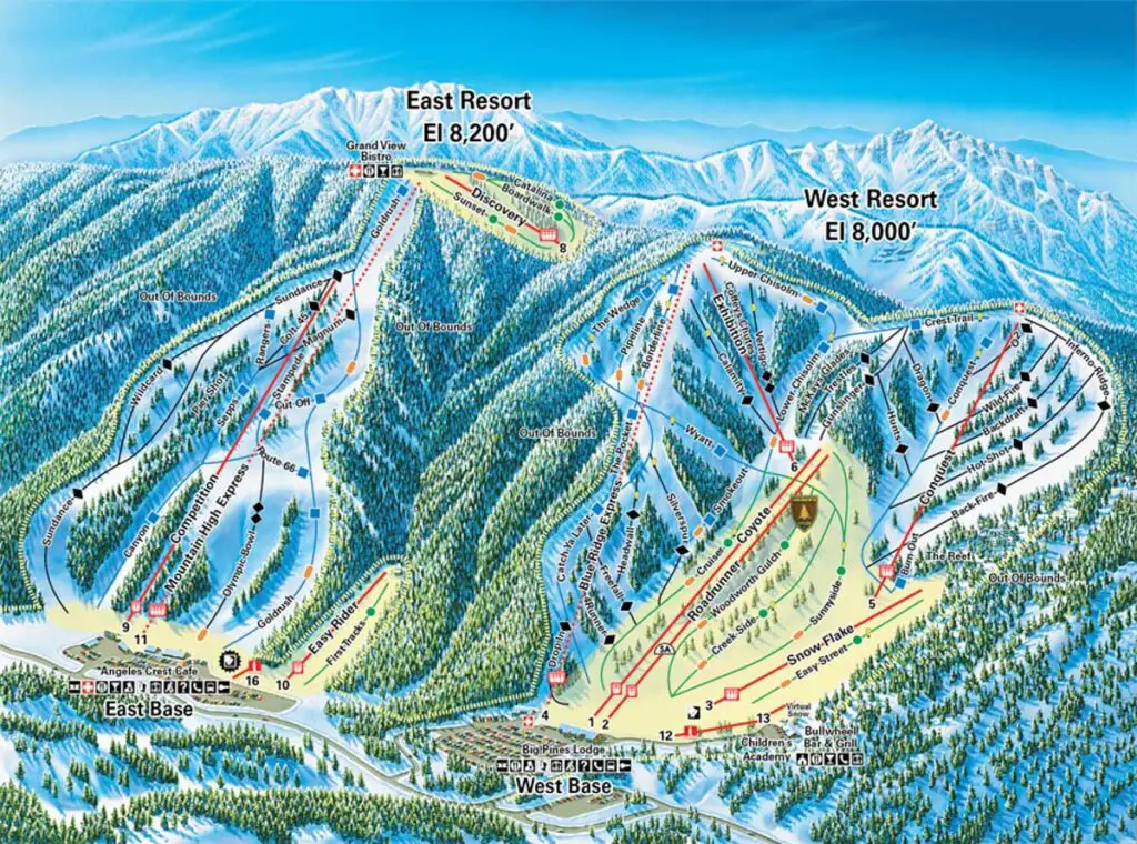 Mountain High Trail Map