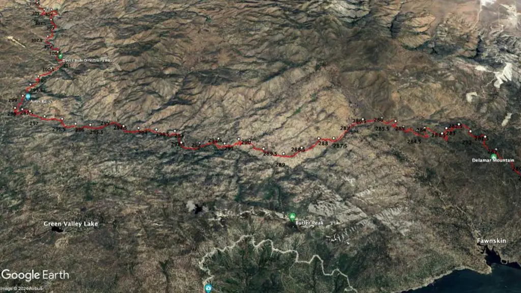 Pacific Crest Trail in Holcomb Valley
