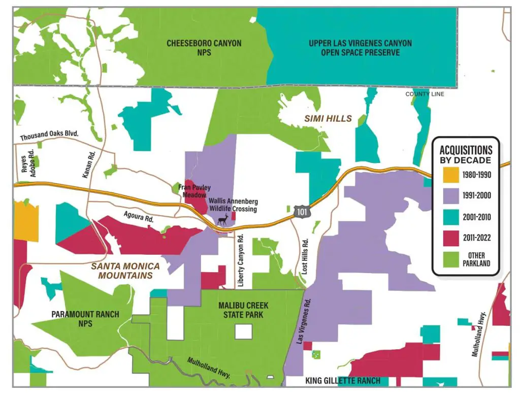 Wildlife crossing map