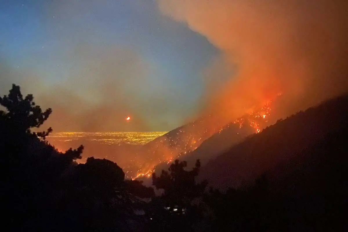 Mount Baldy Fire