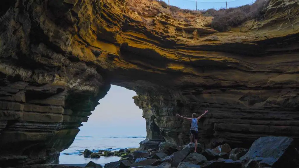 Sunset Cliffs cave