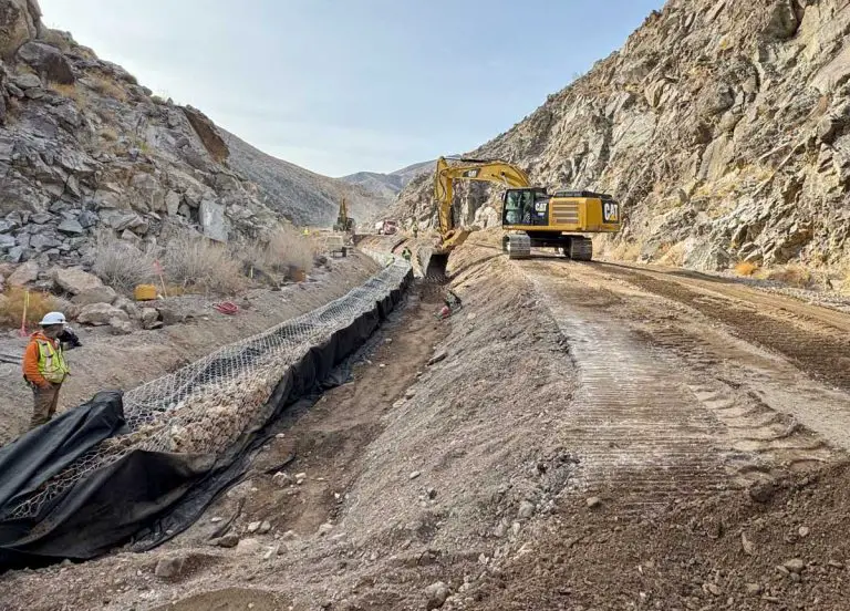 Road to Death Valley National Park High Country Reopens