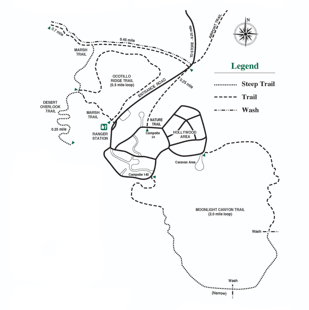 Moonlight Canyon Trail map