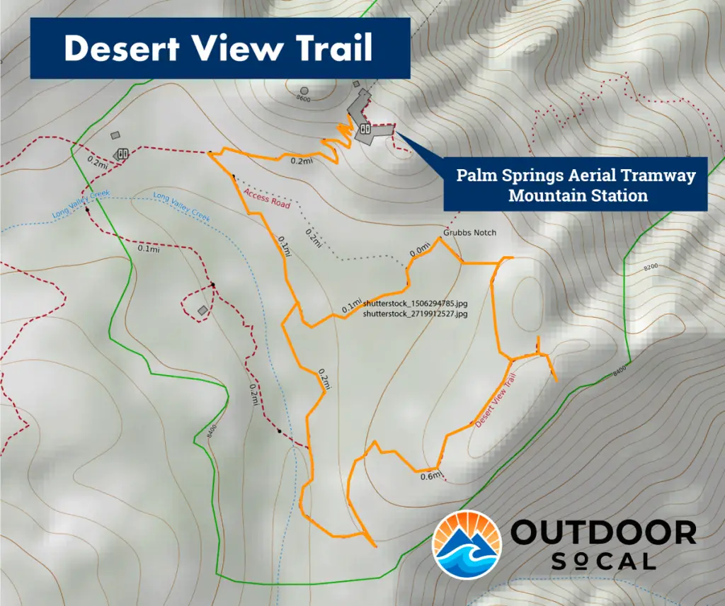 Desert View Trail Map