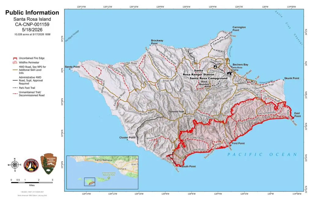 Santa Rosa Fire Map