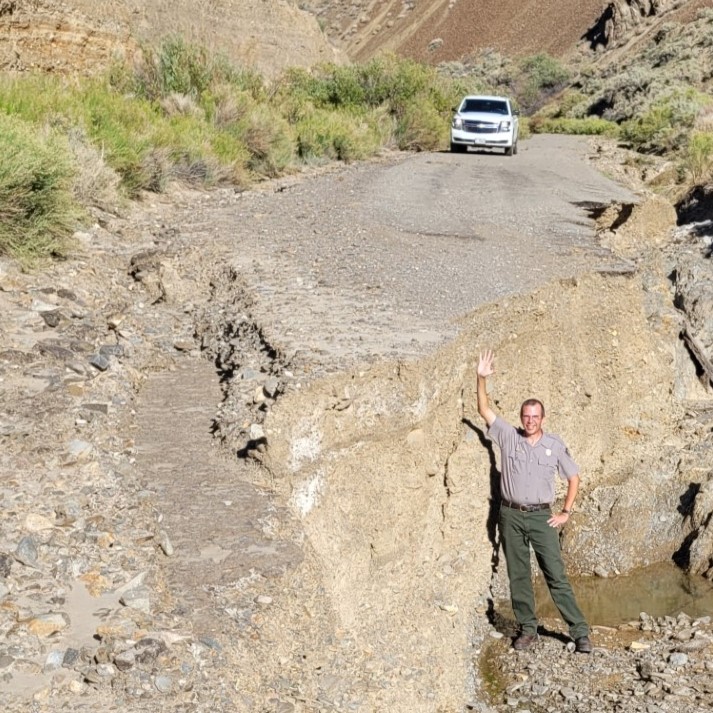 Death valley road closure